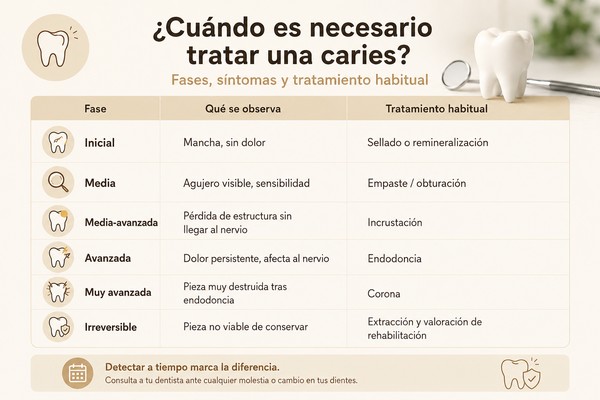 infografia_caries Tratamientos según la fase de la caries